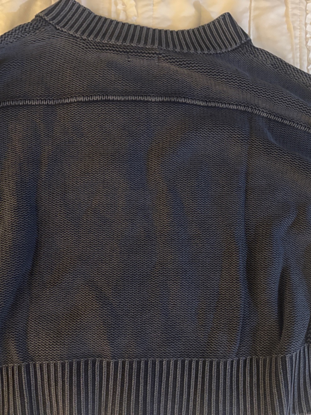 American Eagle Outfitters Slate Blue “Weekender” V-Neck Knit Sweater NWT - Picture 7 of 10
